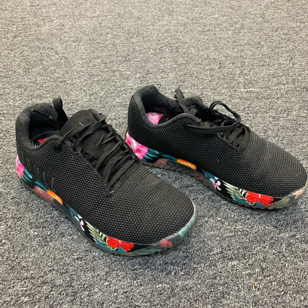 NOBULL Black Floral Athletic Shoes